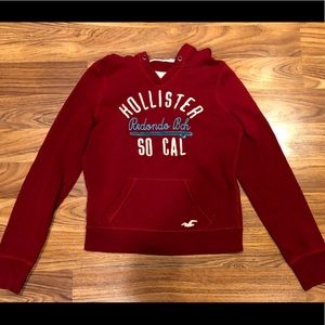 Hollister red hoodie